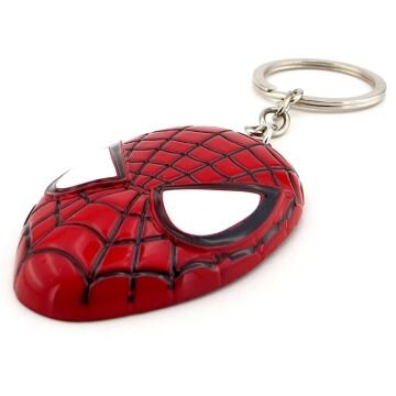 Spiderman Örümcek Adam Çizgiroman Kırmızı Metal Anahtarlık KC364