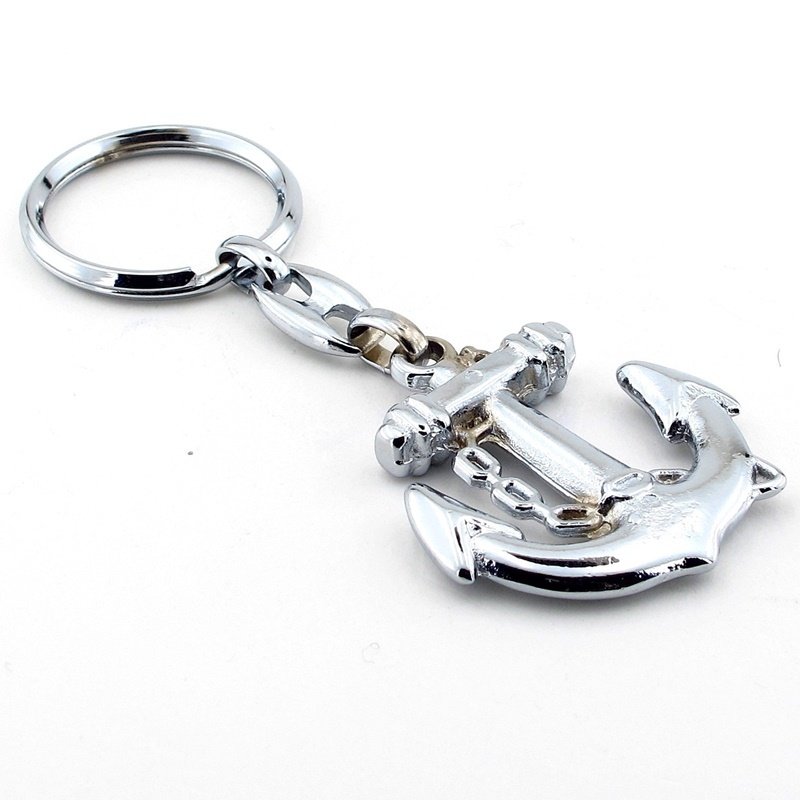 GÜMÜŞ RENK GEMİCİ ÇAPA ÇIPA ANAHTARLIK KC564