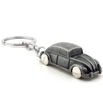 Antik Eskitme Metal Renk Vosvos Beetle Nostaljik Araba Kaplumbağa Anahtarlık KY036