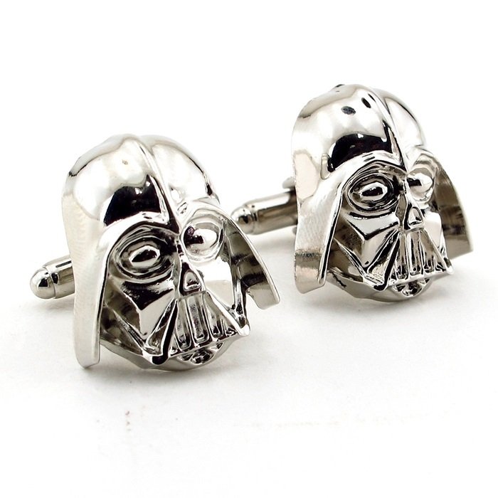 STAR WARS DARTH VADER PARLAK METAL KOL DÜĞMESİ CX186