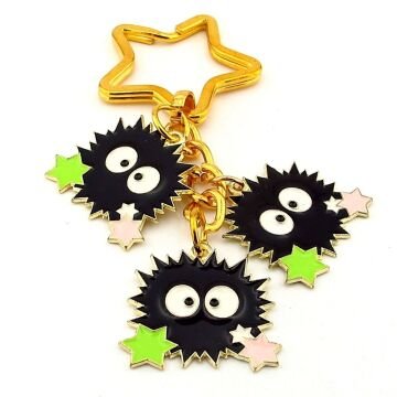 Susuwatari Miyazaki Anime Ruhların Kaçışı Çanta Süsü Charm Anahtarlık KY044