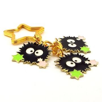 Susuwatari Miyazaki Anime Ruhların Kaçışı Çanta Süsü Charm Anahtarlık KY044