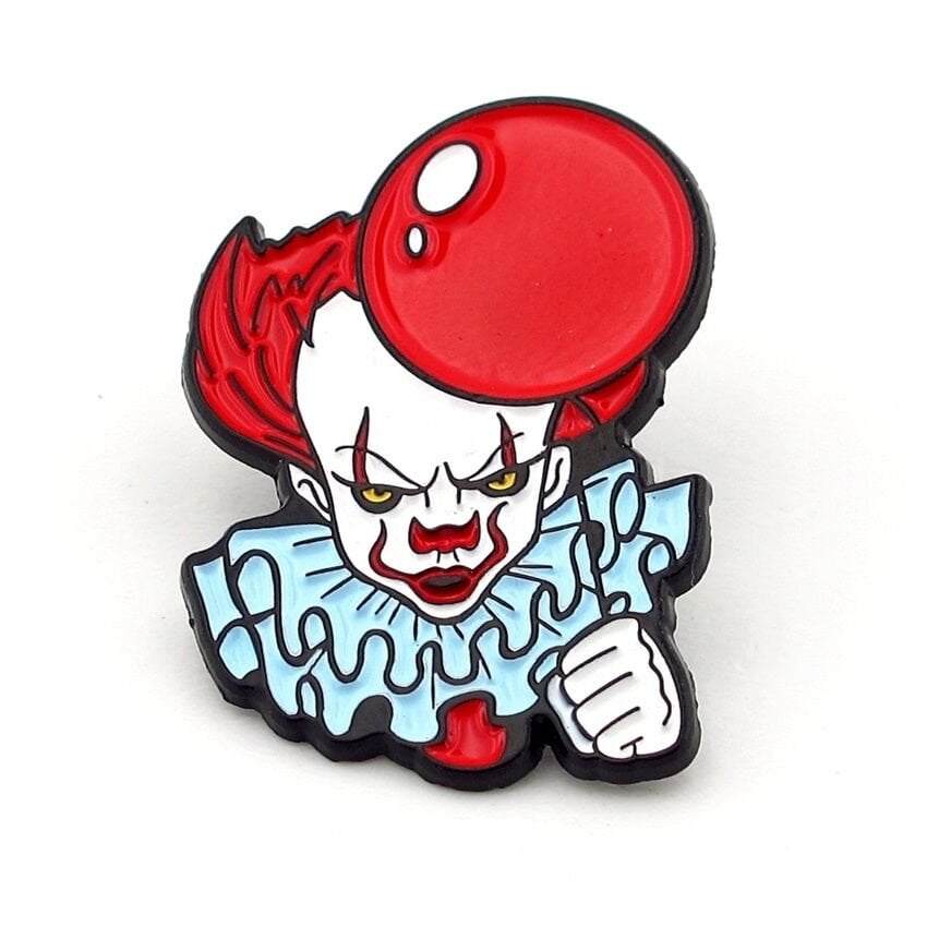 Pennywise Stephen King IT O Sinema Pin Yaka İğnesi Çanta Süsü Rozet RZ351