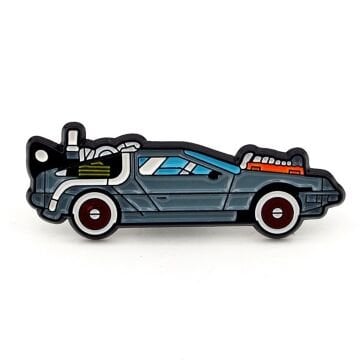 Geleceğe Dönüş DeLorean Araba Zaman Makinesi Pin Çanta Süsü Rozet RZ352