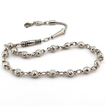 AY YILDIZ BAYRAK METAL BONCUK ZİNCİR SALLAMA TESBİH TS439