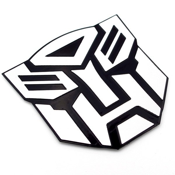 TRANSFORMERS SİYAH AUTOBOT OTOMOBİL STICKERI ETİKET CS017