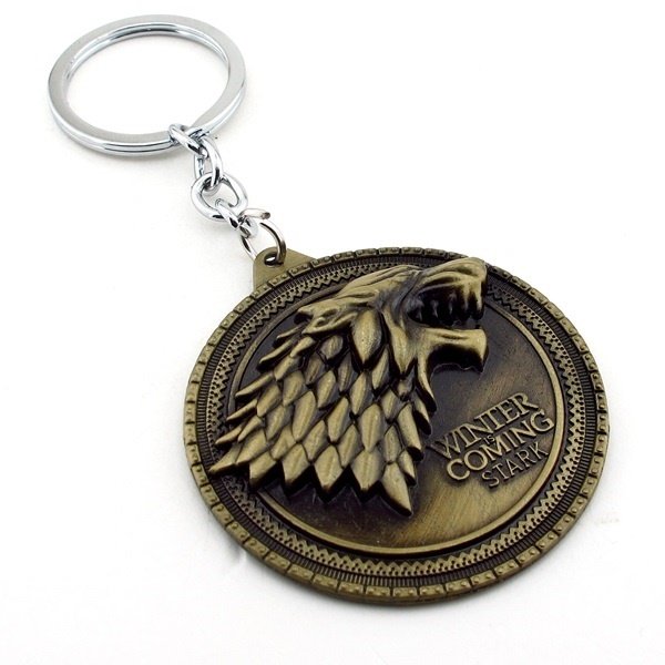 GAME of THRONES STARK HANESİ BRONZ METAL ANAHTARLIK KC644