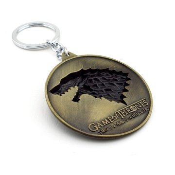 GAME of THRONES STARK HANESİ BRONZ METAL ANAHTARLIK KC644