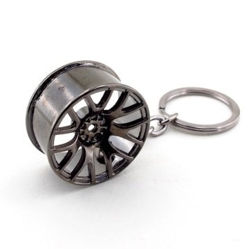 ANTRASİT RENK OTOMOBİL JANTI METAL ANAHTARLIK KC661