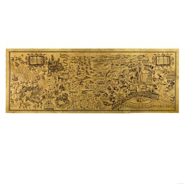 HARRY POTTER SİHİRLİ DÜNYA HARİTASI MAGİC WORLD POSTER AF015