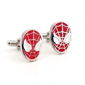 SPiDERMAN ÖRÜMCEK ADAM KOL DÜĞMESİ KIRMIZI CX040