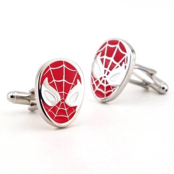 SPiDERMAN ÖRÜMCEK ADAM KOL DÜĞMESİ KIRMIZI CX040