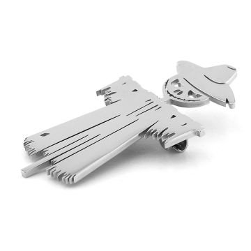 Korkuluk Bal Kabağı Halloween Cadılar Bayramı Çelik Rozet Broş Pin RZ216