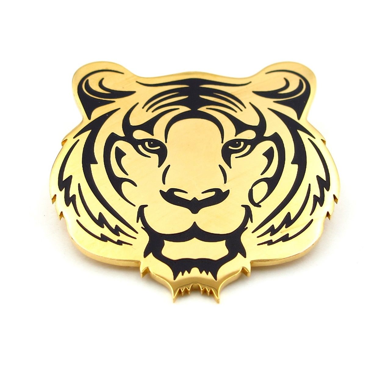 Bengal Kaplanı Tiger Sarı Paslanmaz Çelik Rozet Broş Pin RZ225