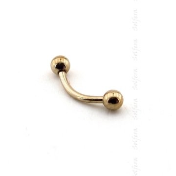 GOLD TONE TOP UÇLU VÜCUT PİERCİNG P318