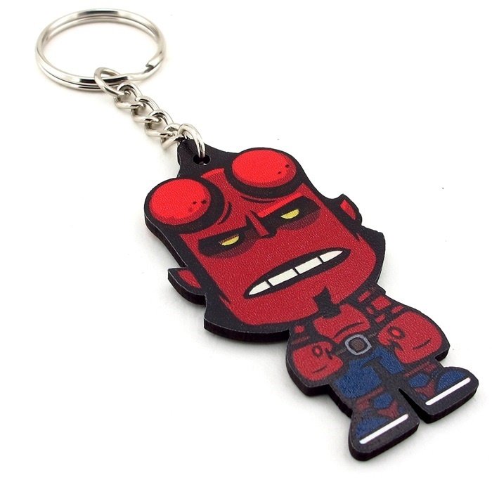 HELLBOY İBLİS DARK HORSE COMICS MDF AHŞAP ANAHTARLIK KC782