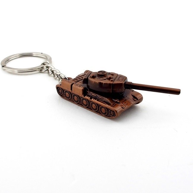 SAVAŞ TANKI BAKIR RENGİ METAL ANAHTARLIK TANK KC689