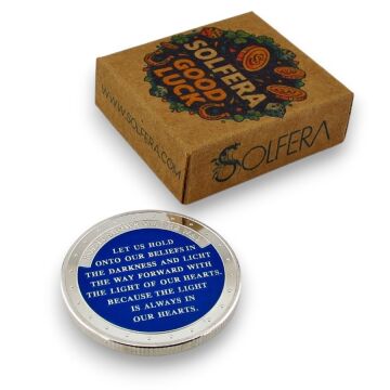 Deniz Feneri ve Okyanus Yol Gösterici İyi Şans Parası Işık Yolu Metal Coin Gri CP076