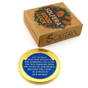 Deniz Feneri ve Okyanus Yol Gösterici İyi Şans Parası Işık Yolu Metal Coin Sarı CP077