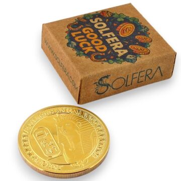 Tutankhamun Antik Mısır Piramit Isis Mitoloji Koleksiyon Metal Para CP079