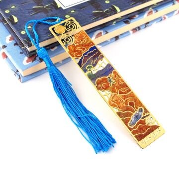 Vincent Van Gogh  Buğday Tarlası ve Kargalar Metal Ayraç Kitap Ayracı AY078