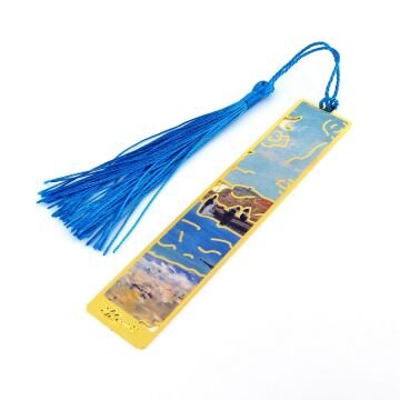 Claude Monet Porville de Alçak Gelgit Tablo Metal Ayraç Kitap Ayracı AY083