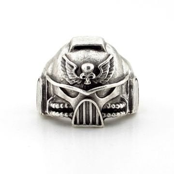 Pençe Kurukafa Gotik Pirinç Ayarlanabilir Erkek Yüzük RG026