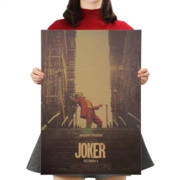 JOKER DC COMICS MERDİVEN SAHNESİ RETRO POSTER AF022
