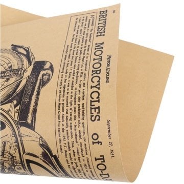 THE FEATHERBED NORTON MOTORSİKLET RETRO KRAFT POSTER AF028