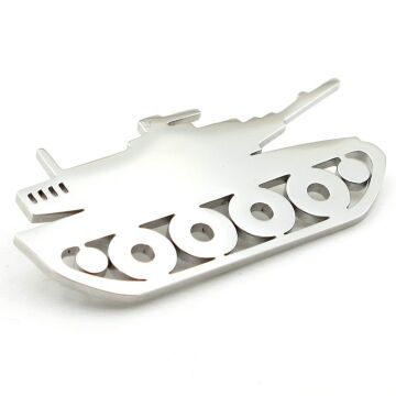 Tank Savaş Palet Güç Drienç Savunma Sembolü Paslanmaz Çelik Broş Rozet RZ342