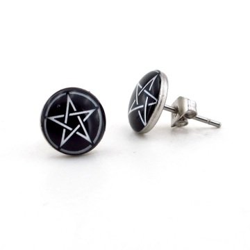 PENTAGRAM YILDIZ UNİSEX ÇELİK ERKEK KÜPE E460