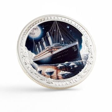 RMS Titanic Gemi Kabarma Yazı Tura Anma Coin Metal Hatıra Parası CP010