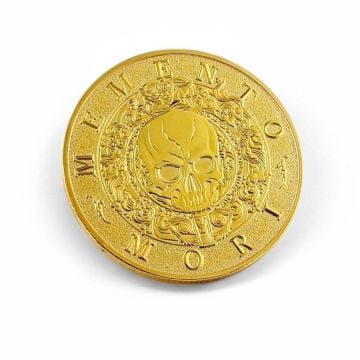 Memento Mori Rönesans Ölümü Hatırla Stoa Coin Metal Hatıra Parası CP012