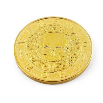 Memento Mori Rönesans Ölümü Hatırla Stoa Coin Metal Hatıra Parası CP012