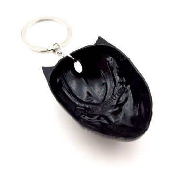 Black Panther Kara Panter Maske Siyah Metal Anahtarlık KC059