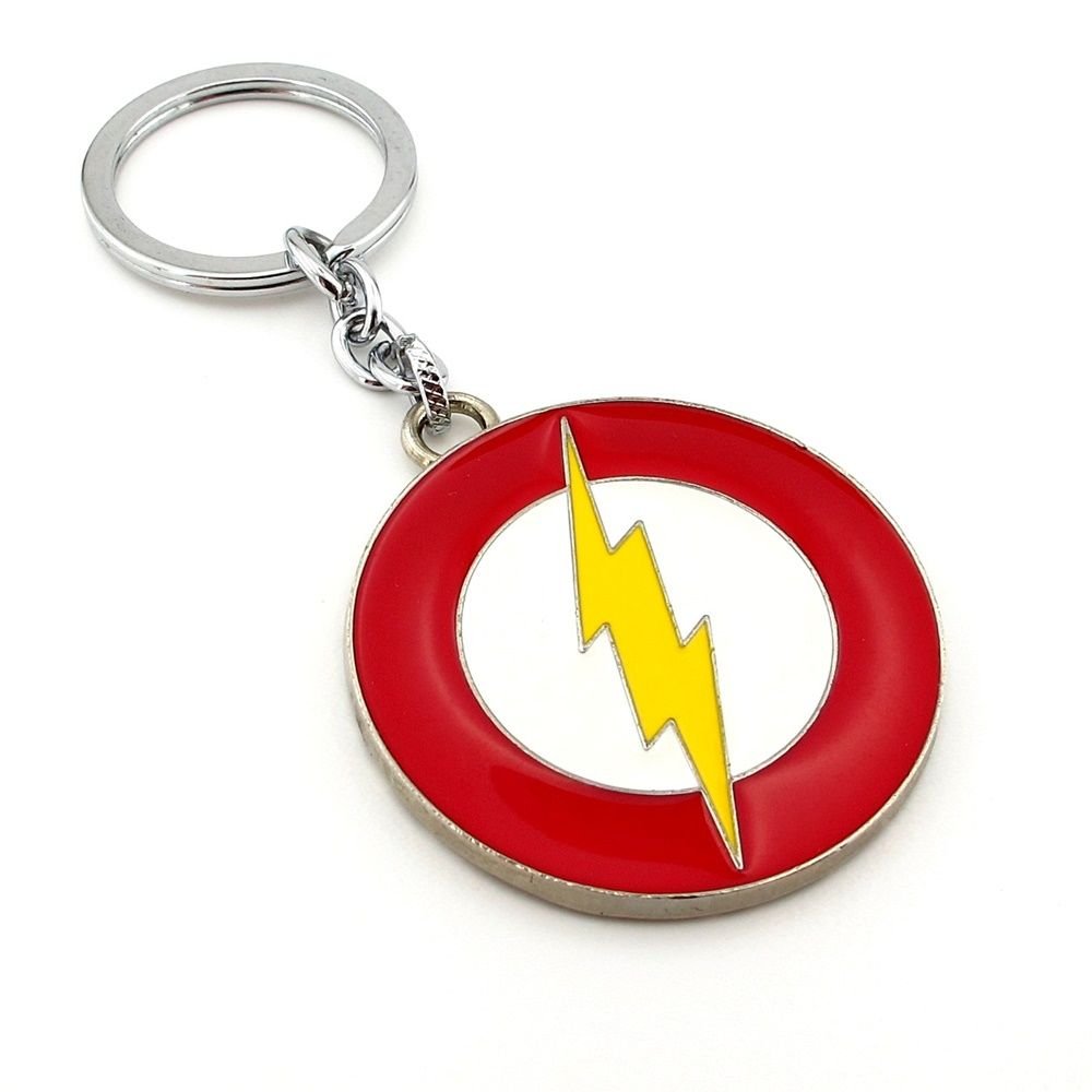 Flash Logo DC Comics Sinema Büyük Boy Metal Anahtarlık KC065